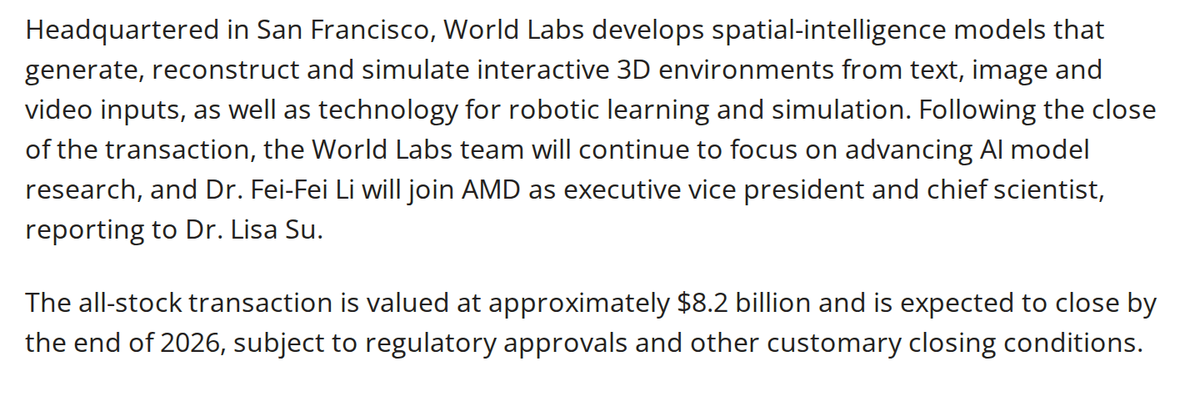 그림 8 — AMD 보도자료 — 「valued at approximately $8.2 billion」 문장